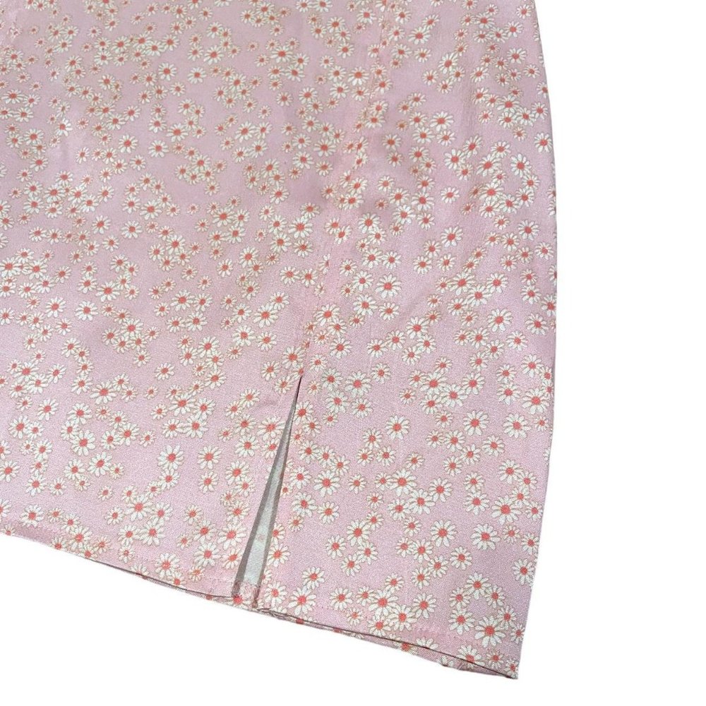 Zara Floral Pink Mini Skirt - Picture 2 of 4